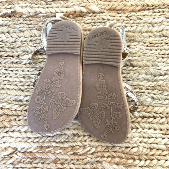 Girls gold sandals - Picture 2 of 2